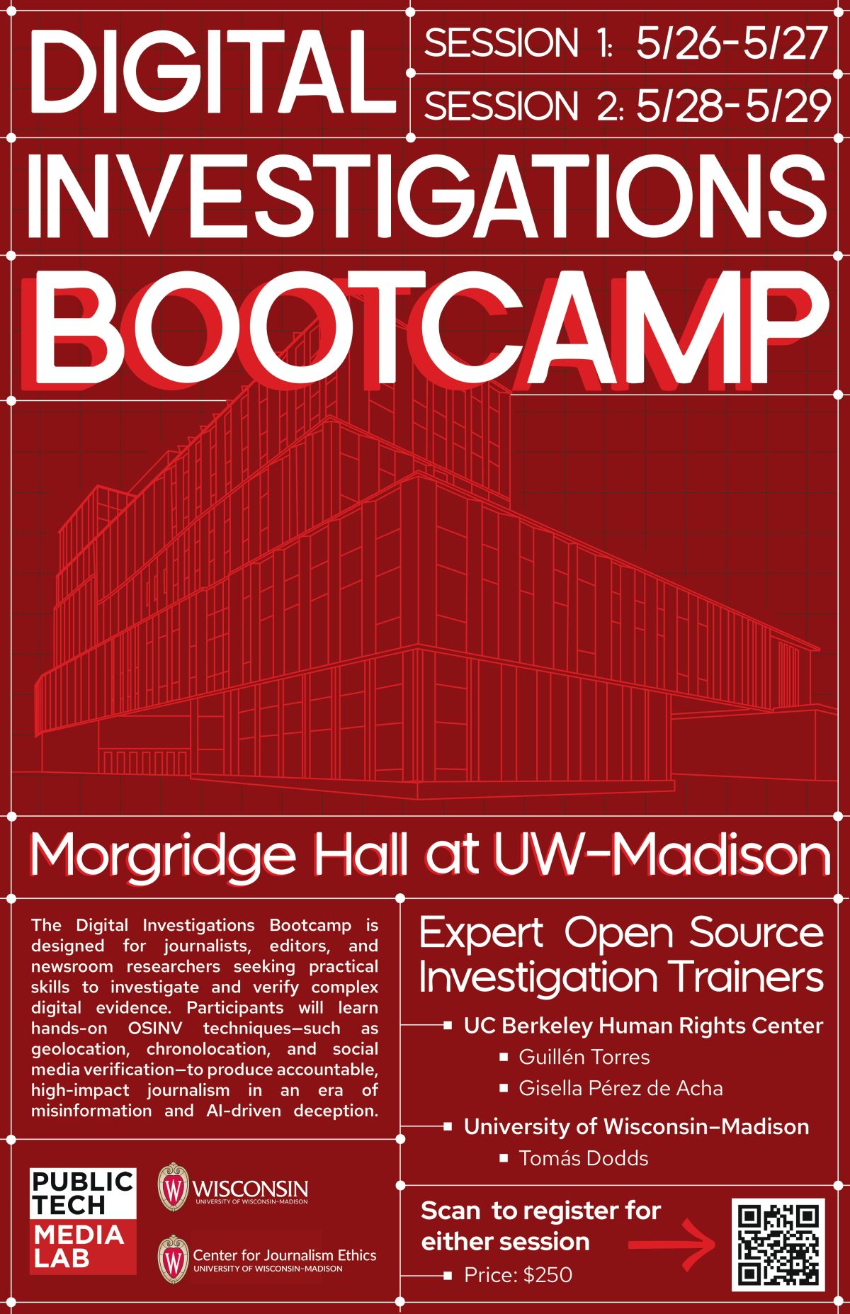 Registrations Open! Digital Investigations Bootcamp – Public Tech Media ...